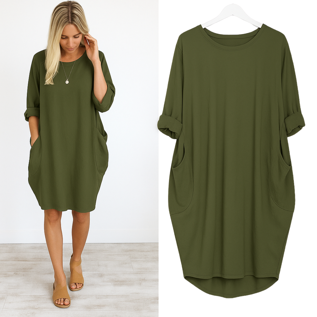 Ellen | Tyylikäs, virtaava mekko