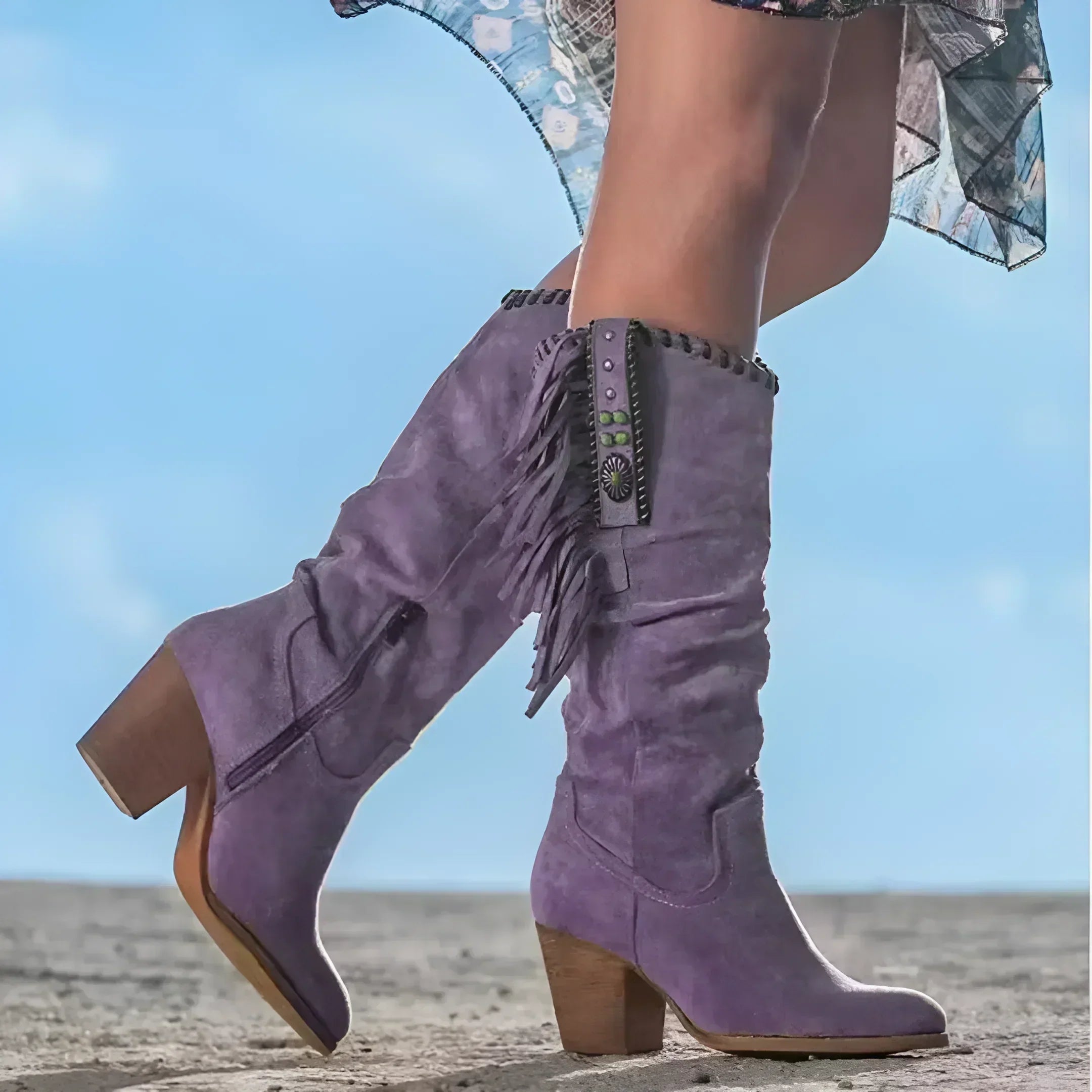Kaira | Aito nahkainen cowboy-saapas