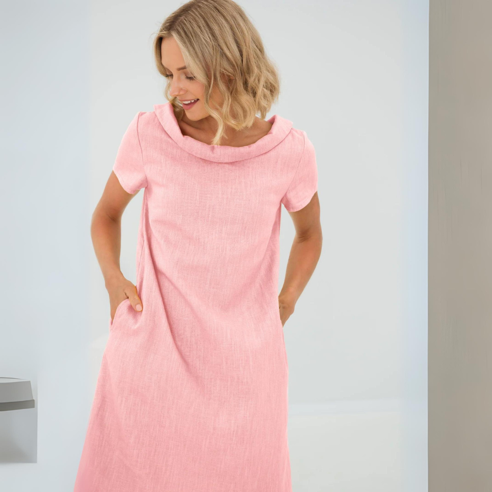 Alina | Pehmeä mekko taskuilla