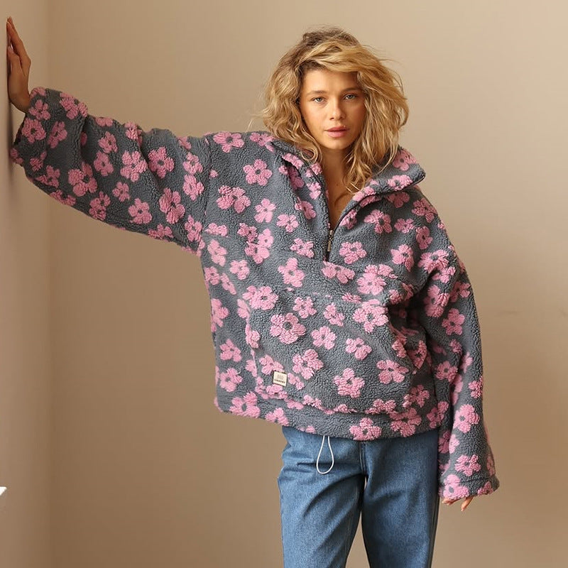 Kukka | Pehmeä fleece-pusero